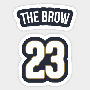 Anthony Davis 'The Brow' Nickname Jersey New Orleans Pelicans Sticker